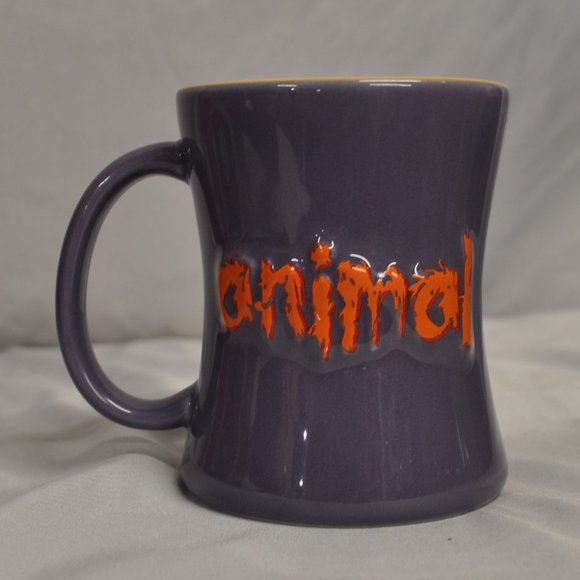 Henson Dining TWO 14 oz mug 3D Fozzie Bear & Animal Muppets Henson (514w) - Picture 5 of 14